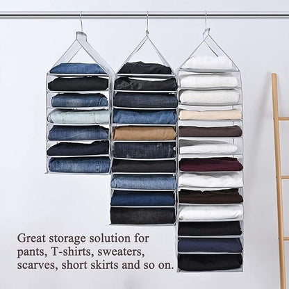 Hanging Closet Foldable Organizer 6 Slots