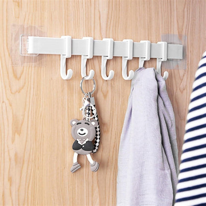 6 Hook Wall Utensil Rack (Pack of 2)